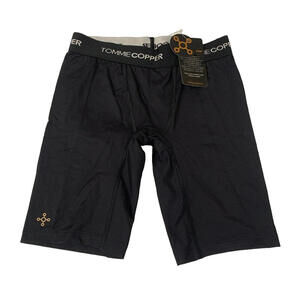 Tommie Copper Core Youth Boys Small Black Compression Biker Underlay Shorts